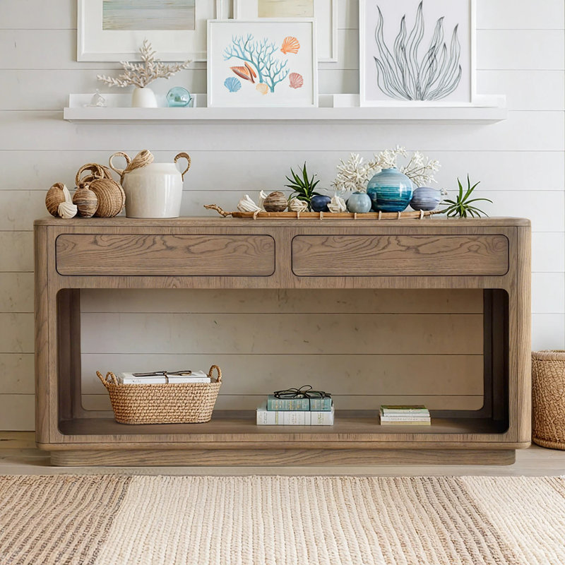 Console 2 tiroirs Emil