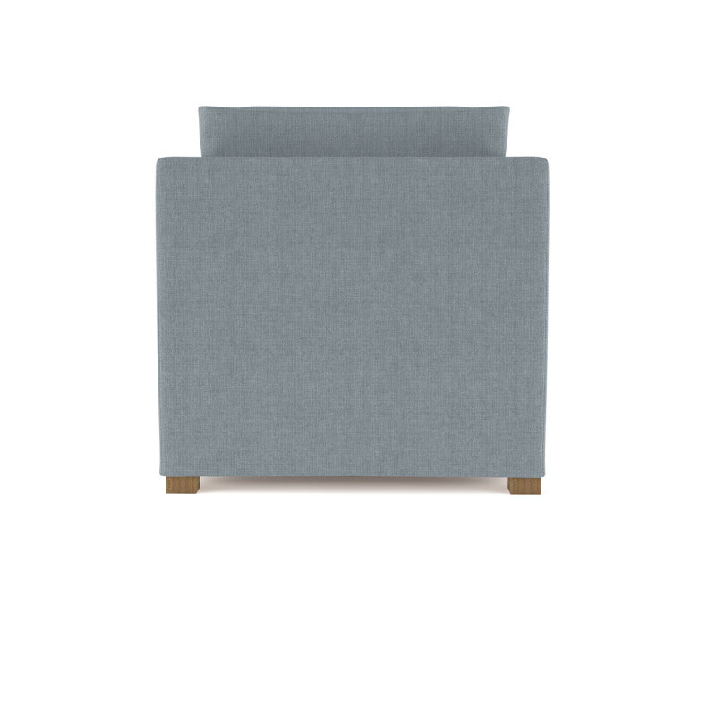 Madison Chaise Lounge, Plush Velvet Oyster, Weathered