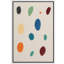 «Minimalist Color Dot Abstract» dans des tons neutres et doux, impression sur toile encadrée-1464652318-1464652289