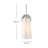  Honey Medium Single Light Vanity
