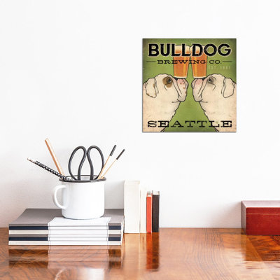 Bulldog Brewing Co. by Ryan Fowler - Wrapped Canvas Painting