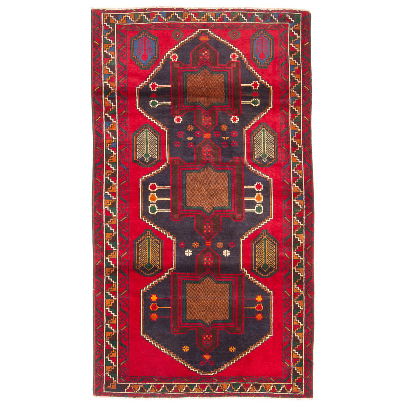 Whisenant Red Rug 3'7" x 6'4"