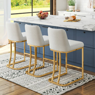 Romilio 24'' Counter Stool (Set of 3)