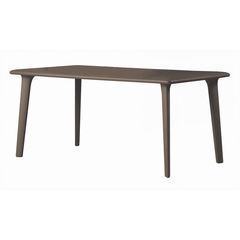 New Dessa Outdoor Dining Table, Chocolate