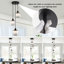 Stacyann 3 - Light Dimmable Round Crystal Chandelier with Crystal Lampshade, Dining Room Light Fixture Over Table with Adjustable Height-2137112429