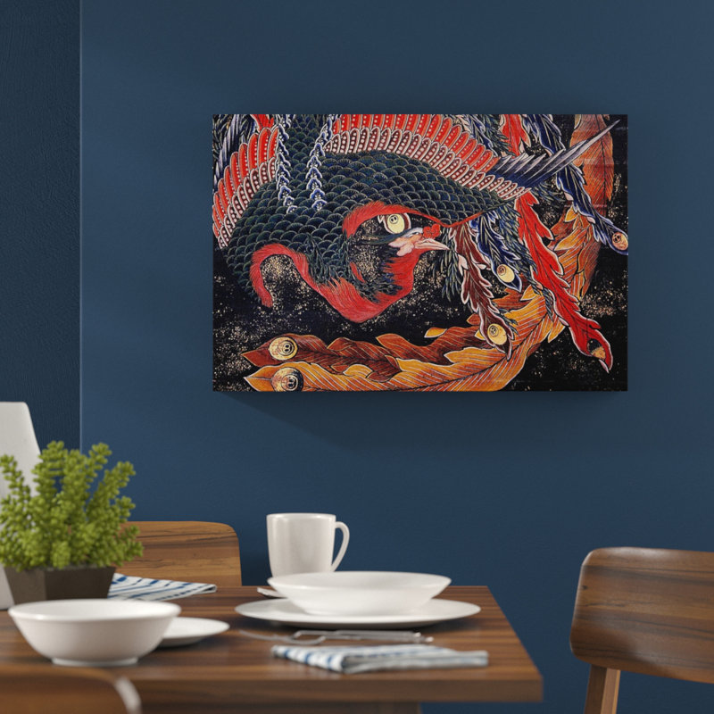 Katsushika Hokusai - Wrapped Canvas Painting, 50cm H x 76cm W