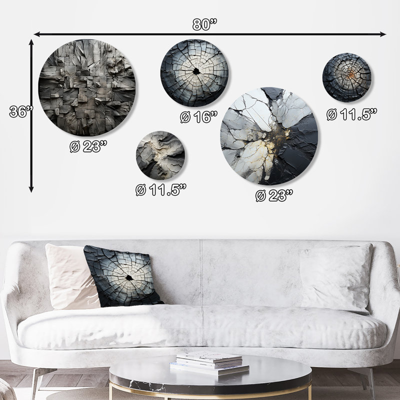 Spiritual Geode Stone Minimalisme - Ensemble de 5 pierres spirituelles