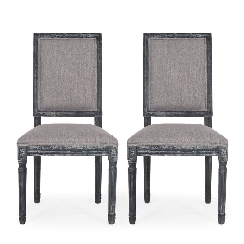 Chaise de salle à manger, Gris, Gris
