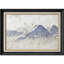 Illustration minimale d'oiseaux de montagne bleu, images de chambre à coucher, impression sur toile encadrée, impression numérique.-1958830253-1958830258