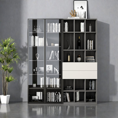 Italian light luxury style storage bookcase