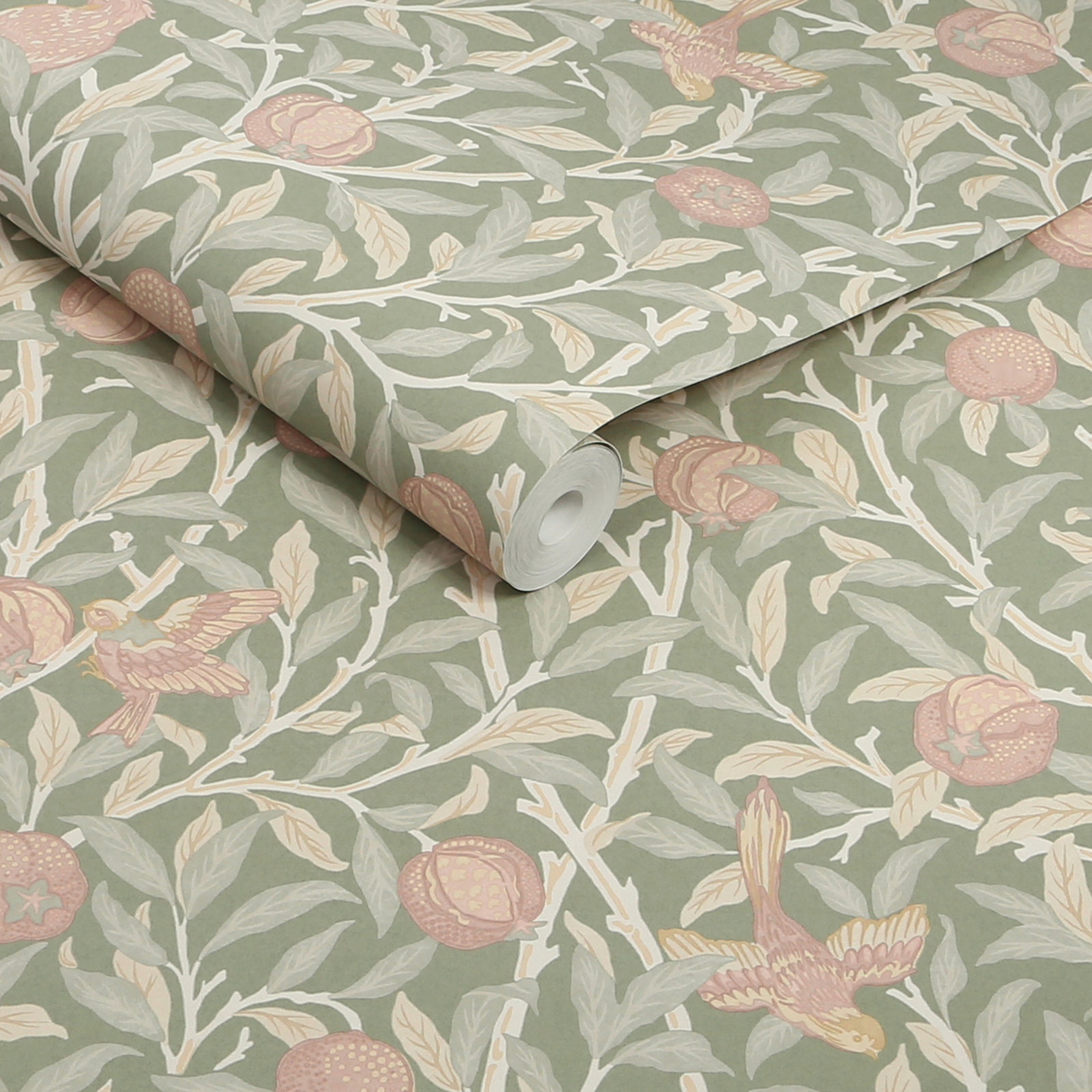 Nilda Floral Wallpaper, Green