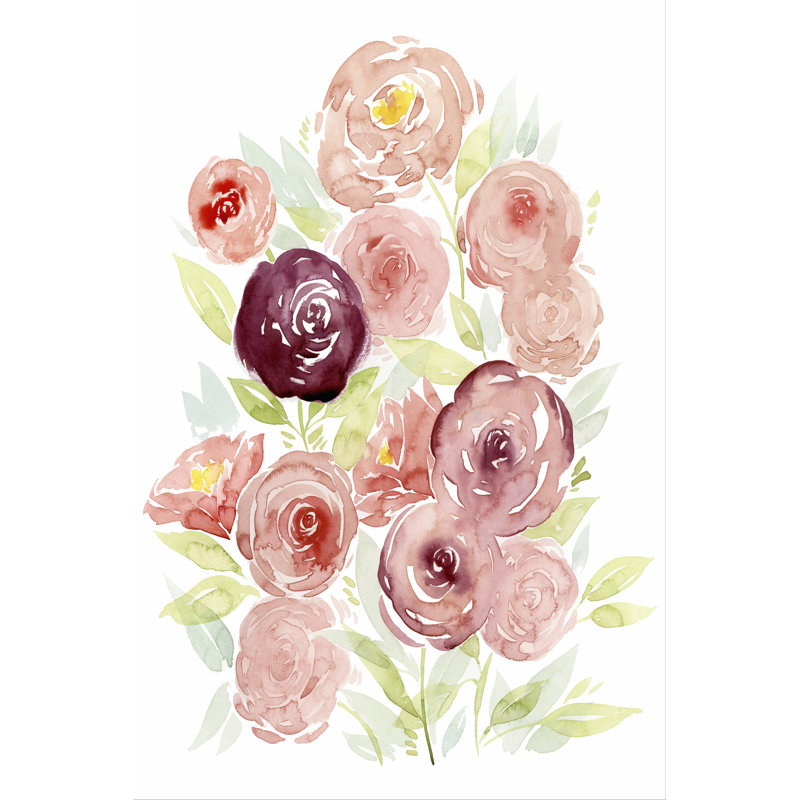 Rosen Garden II by Grace Popp - Wrapped Canvas Painting, 122cm H x 81cm W x 3.8cm D