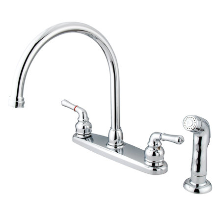 Magellan Hot & Cold Water Dispenser with Side Spray, Polished Chrome