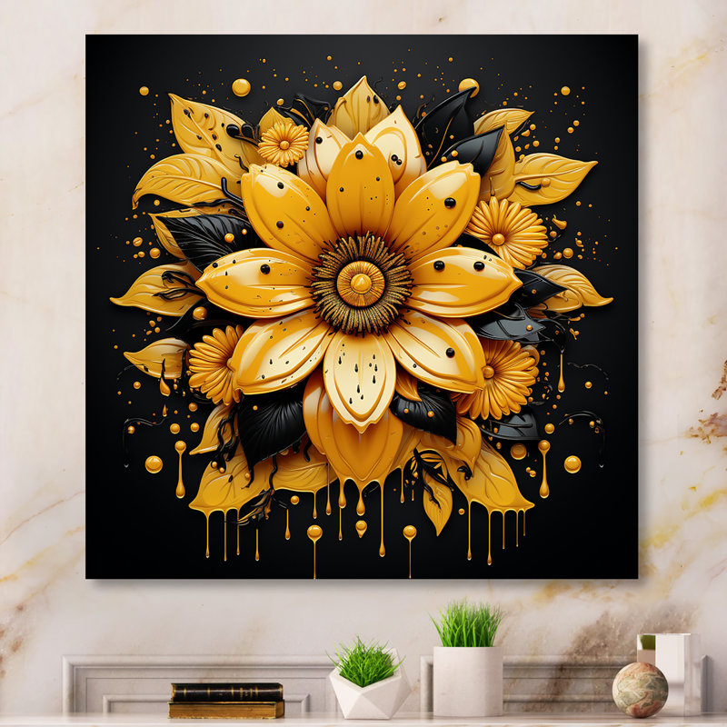 Boho Mandala Flower Tanquility 1 - Boho Mandala, décoration murale en métal, H 29 po x l 29 po x P 1,5 po
