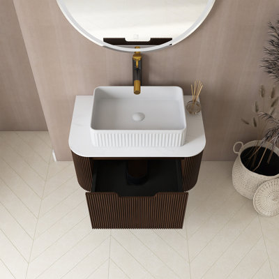 Ensemble de meuble-lavabo mural 30 po