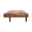 Futon, canapé-lit capitonné à dossier convertible en similicuir de 66,1 po Mercia-86605996