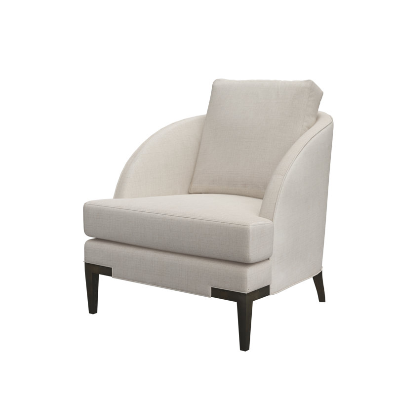 Fauteuil d'appoint Lido, Gris anthracite Rise (tissu performance) 1357-95, Dune