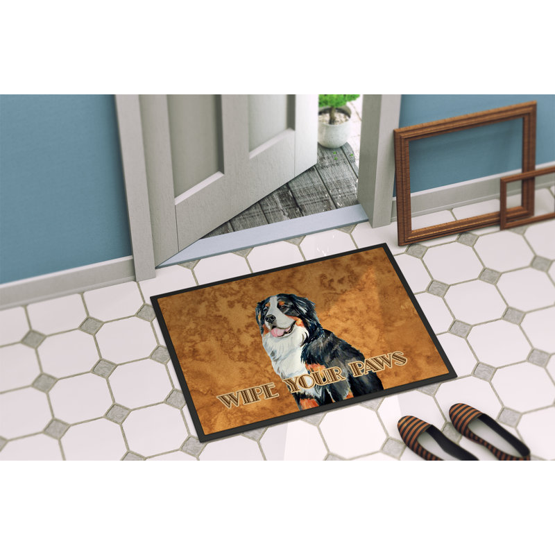 Paillasson anti-dérapant pour l’intérieur Lingmage, Rectangle 1 pi 6 po x 2 pi 3 po