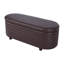 Banc de rangement en similicuir Teit-1572333193