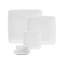 Carré White Teacup