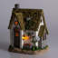 Miniature féerique jardin solaire maison en pierre anglaise