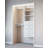 Modular Closets Closet System Walk-In Sets, Hanging Unit with 4 Drawer Shelf Tower-1028876675