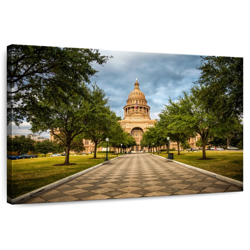 Ravi Texas State Capitol, 30" H x 45" W