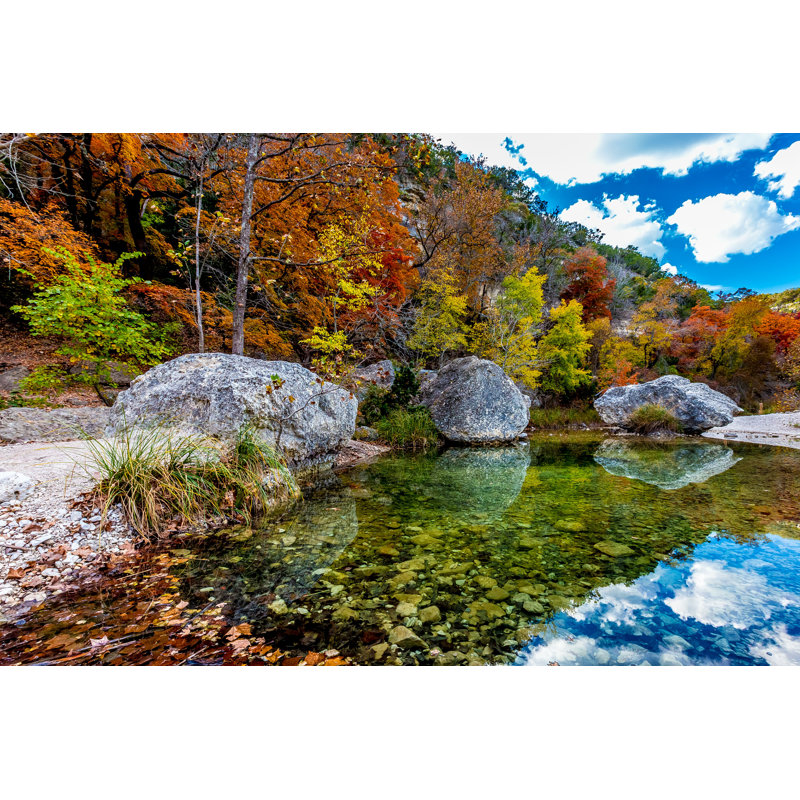 «Lost Maples State Park» par Richard Mcmillin - photographie sur toile tendue, H 8 po x l 12 po