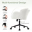 Upholstered Fabric Swivel Armchair