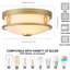Plafonnier encastré 2 lumières Modern