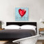 «Love Hurts Barbed Wire Heart Ballon» par Banksy, reproduction d'art sur toile tendue