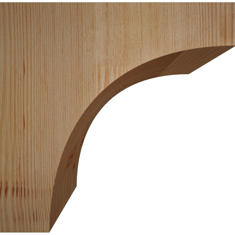 Queue de chevron lisse Huntington, Sapin de Douglas, H 12 po x l 5 1/2 po x L 12 po