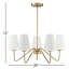 Lustre en laiton à 5 lumières Higginson-80646246