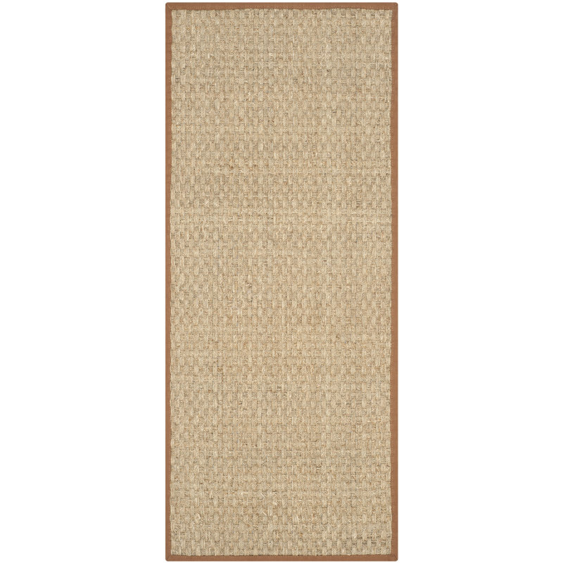 Delapena Solid Colour Hand Woven Area Rug, Runner 76 x 244 cm