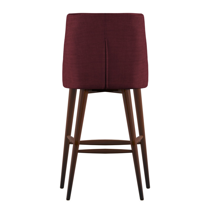 Leonitus Upholstered Counter Stool, Tawny Port