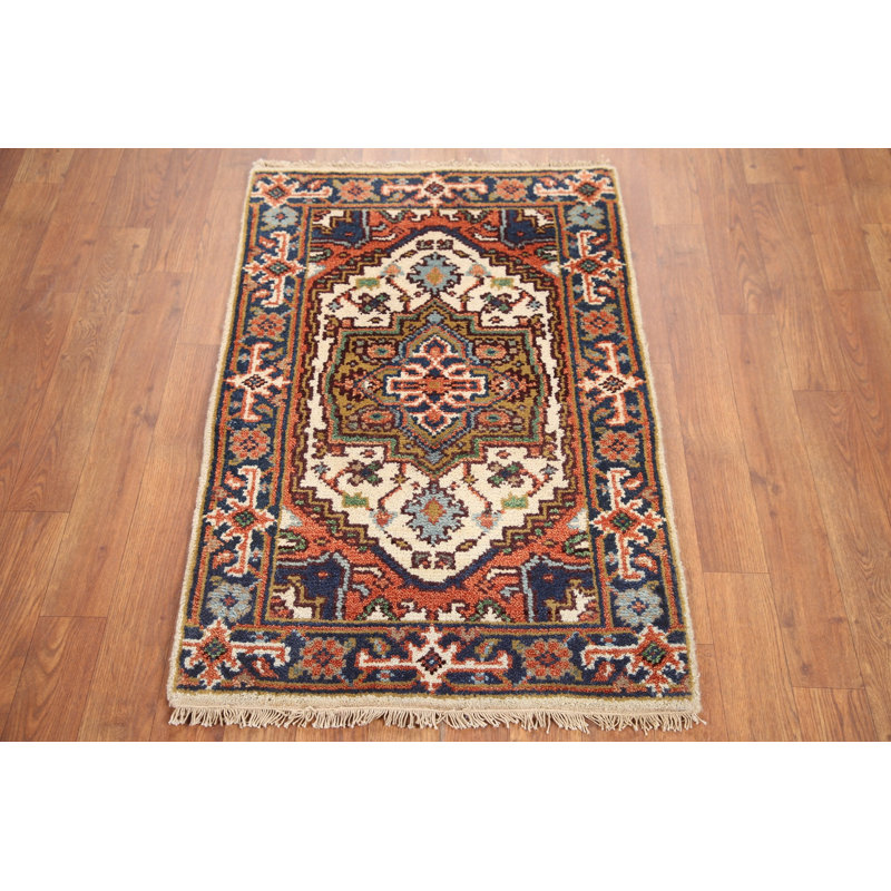 Tapis ivoire traditionnel pour vestibule 2x3