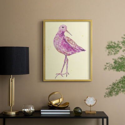 Seabird I, reproduction encadrée - bois massif