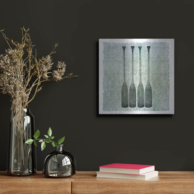 Winston Porter 'Life Is Better At The Lake Oars' by Lightbox Journal, Metal Wall Art