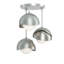 Brooklyn 3 - Light Double Shade Semi Flush Mount-66074547-66074538