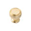 Utopia Alley Athen Cabinet Ring Pull Knob - Decorative Cabinet Drop Pull Knobs For Cabinets And Drawers - Vintage Cabinet Hardware With Hand Finished Polished Gold - Metal Drawer Pull Knobs 1.19" (Set Of 10)