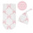 Ballerina and Ballet Bows Pink and White Microfiber 4pc Queen Sheet Set