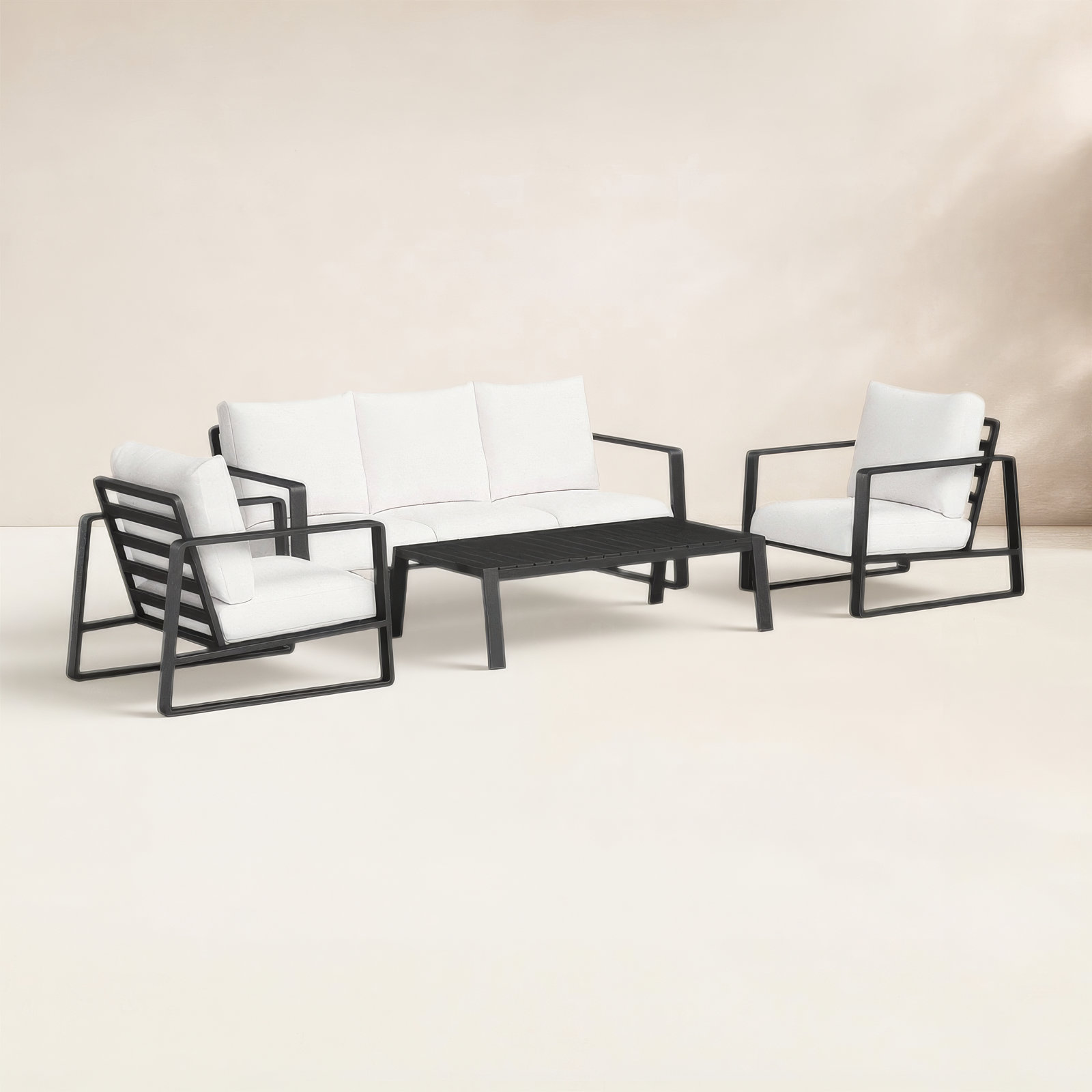 Leanna Outdoor Seating Group with Cushions, 2, No