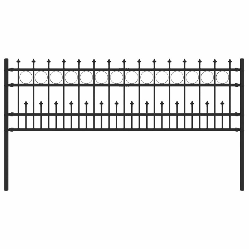 Powder-Coated Steel Fence Panels Included, 110cm H x 200cm W
