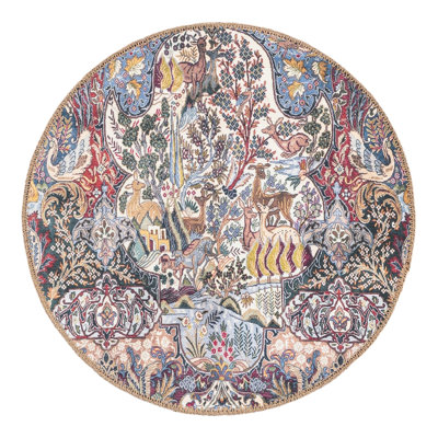 Mckinleigh Chenille Floral Indoor Rug