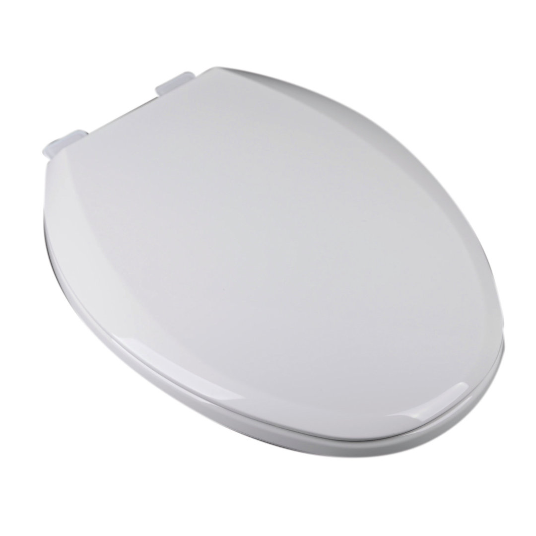 Elongated Toilet Seat and Lid Bath Décor