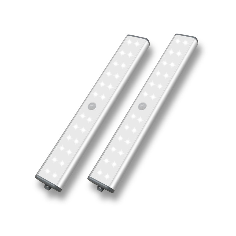 Éclairage de placard rechargeable sans fil LELEDT 10 pouces, 24 DEL
