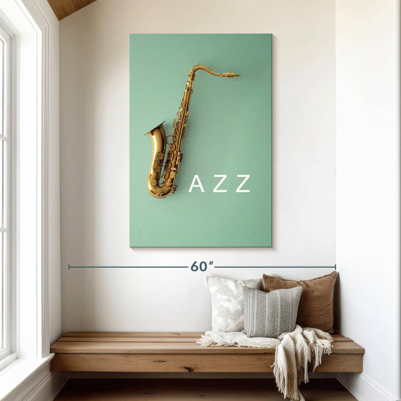 Abarca Jazz Saxophone, H 48 po x l 32 po