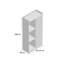 Samee 128cm H x 62.5cm W Cube Bookcase-33810430
