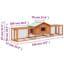 Carpenter Weather Resistant Rabbit Hutch