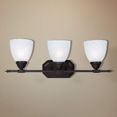 Éclairage pour meuble-lavabo 3 lumières Gutierrez